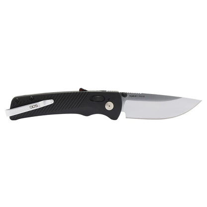SOG Knives Flash AT-XR Lock 11-18-14-41 CRYO D2 Steel Black GRN Pocket Knife