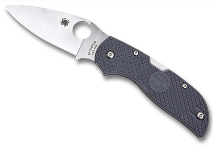 Spyderco B Chaparral Lockback C152PGY Pocket Knife: Grey FRN Handle & XHP Steel