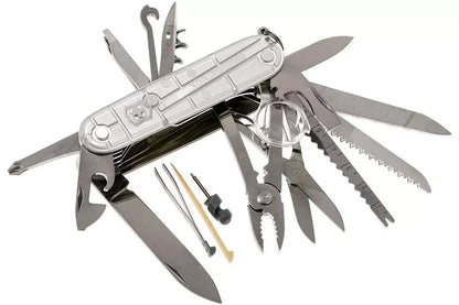 Victorinox Offiziersmesser Swiss Army Knife - SwissChamp - Silvertech 1.6794.T7