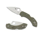 Spyderco Knives Dragonfly Lockback Foliage Green G-10 Handle VG-10 C28GPFG
