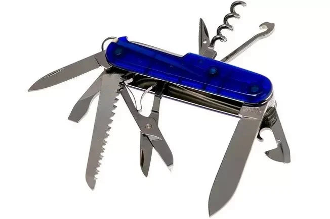Victorinox Swiss Army 91mm Knife Sapphire BLUE HUNTSMAN     1.3713.T2