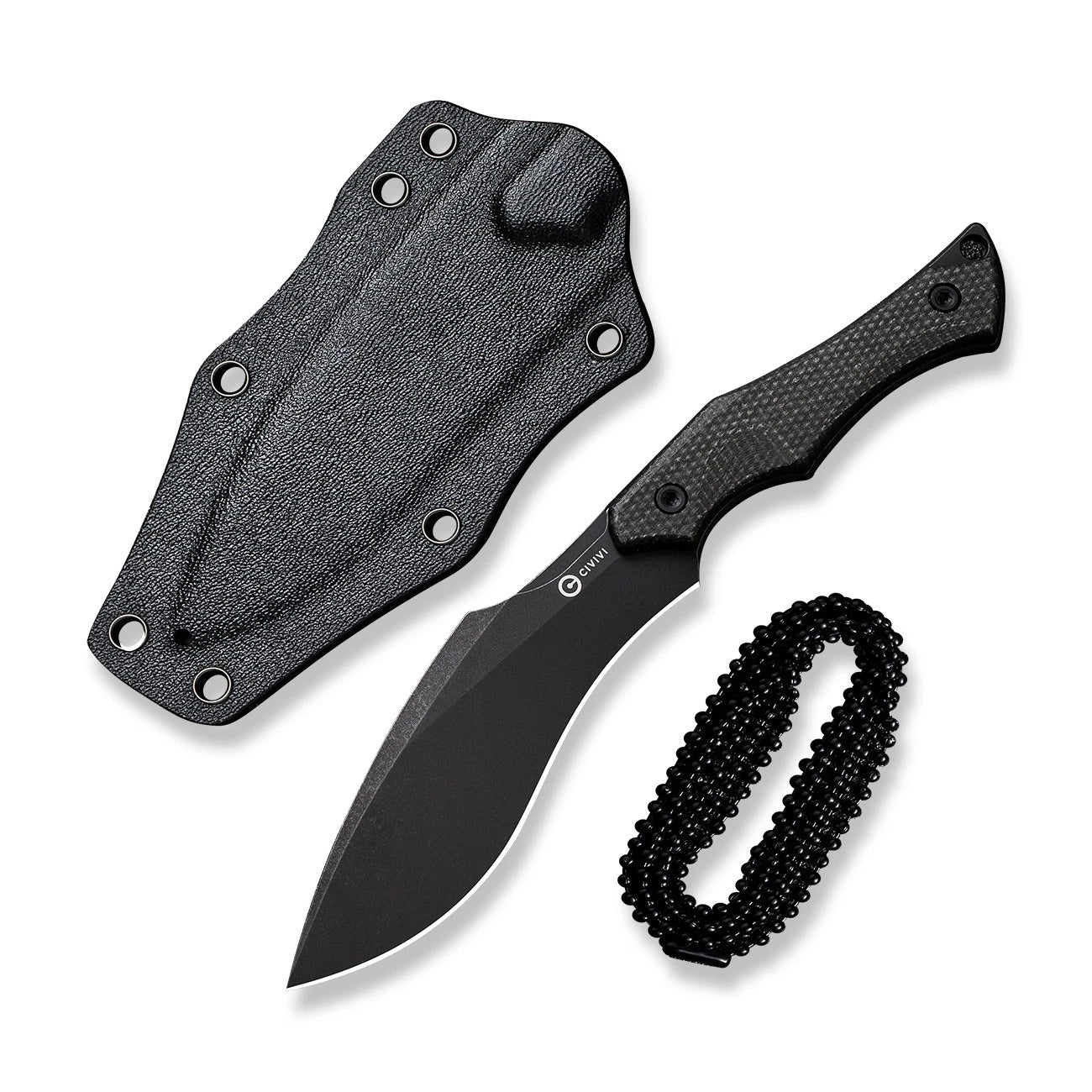 Civivi Knives Vaquita 2 Fixed Blade Knife C047C-3 Dark Green Micarta Nitro-V