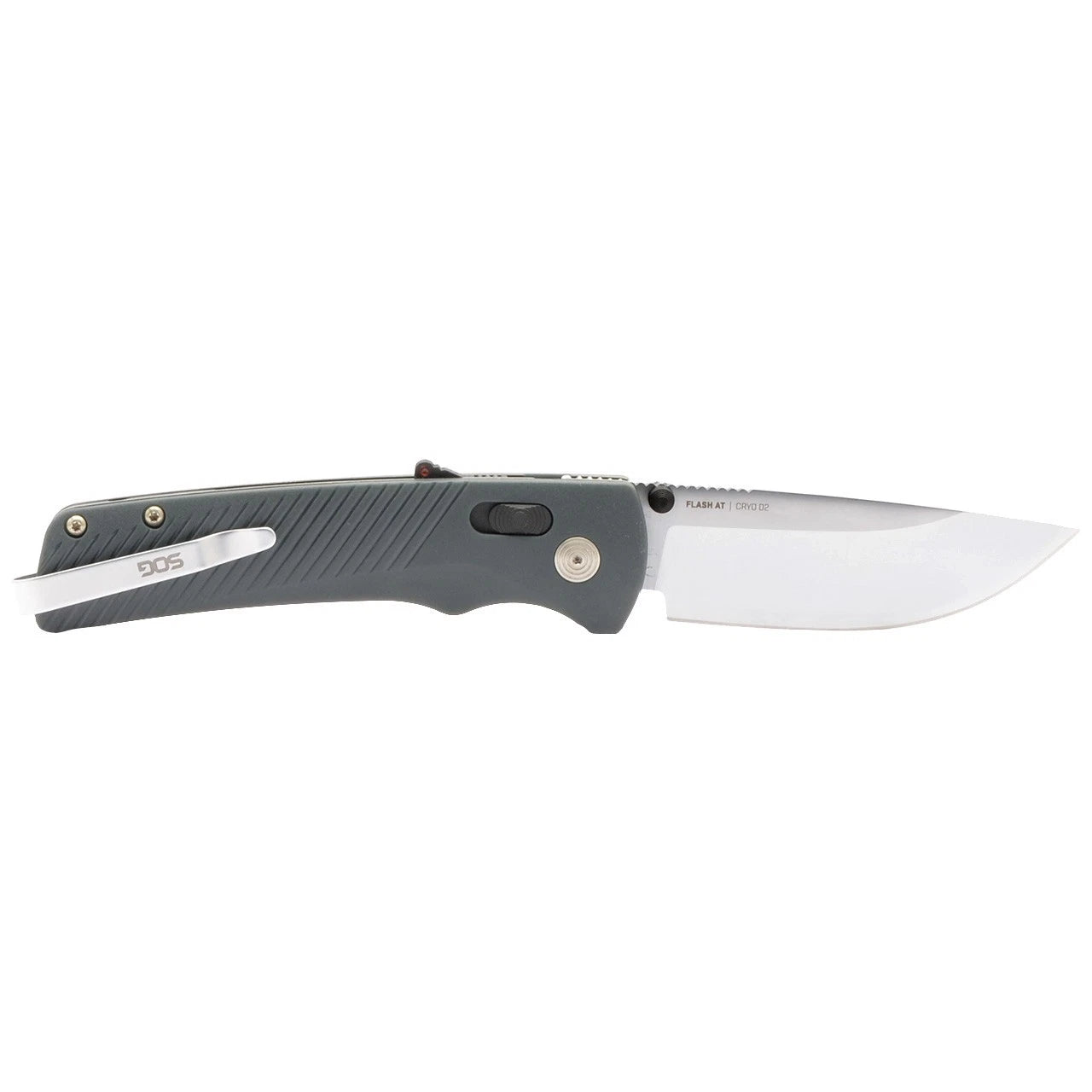 SOG Knives Flash AT 11-18-11-41 Dark Grey GRN D2 Steel Pocket Knife