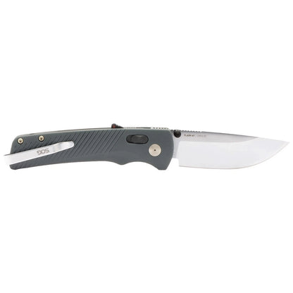 SOG Knives Flash AT 11-18-11-41 Dark Grey GRN D2 Steel Pocket Knife