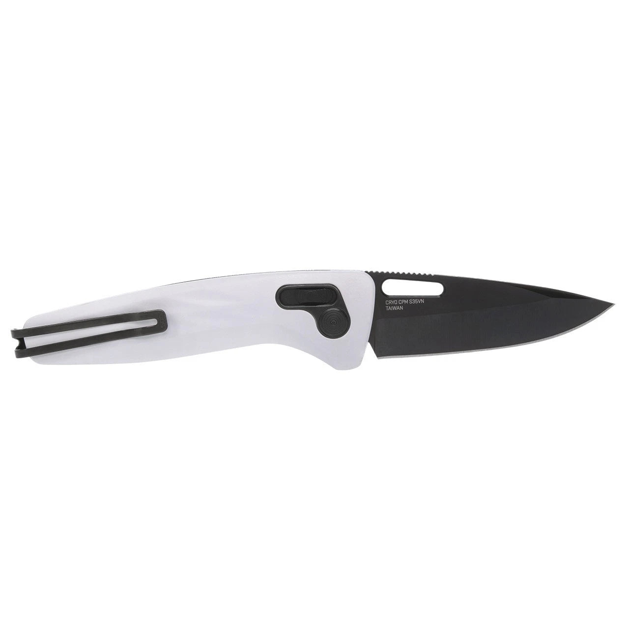 SOG Knives One-Zero XR 12-73-05-57 White Aluminum S35VN Stainless Pocket Knife