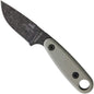 Knives Izula-II Fixed Blade Knife, w/Micarta Handle, Molded Sheath, & Clip Pl...
