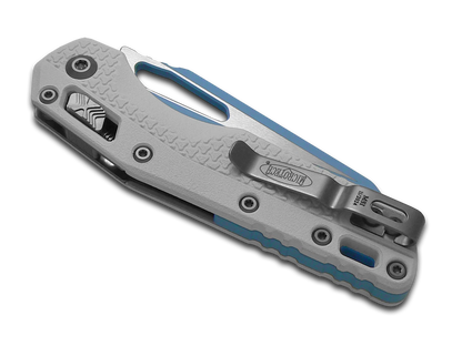 Microtech Knives MSI S/E Crossbar Lock 210T-1PMCWH-Y7 White Blue M390MK Knife