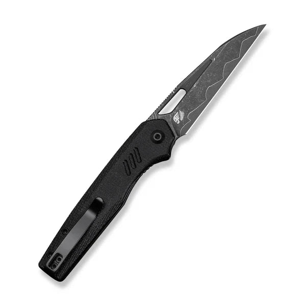 Civivi Knives Guile Liner Lock C24062B-DS1 Black Micarta Damascus Steel Knife