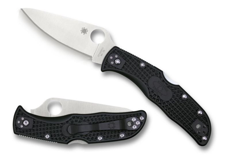 Spyderco Knives Endela Lockback Black FRN VG-10 Stainless C243PBK Pocket Knife
