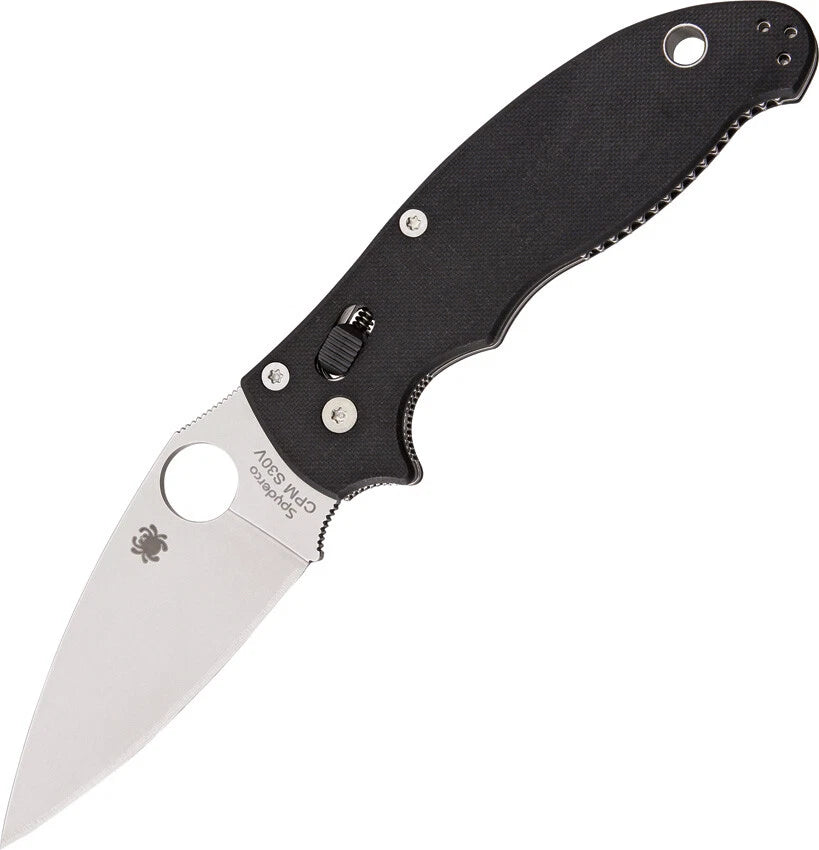 Spyderco B Manix 2 Pocket Knife, Smooth Edge, G10 Handle, Made in USA (101GP2-) – G-Series.