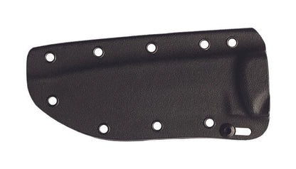 ESEE 5PDT-004 Fixed Blade Knife: Desert Tan, 1095 Carbon Steel, Black G10 Handle.
