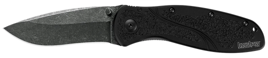 Kershaw Knives Blur Liner Lock Black Aluminum Blackwash Sandvik 1670BW