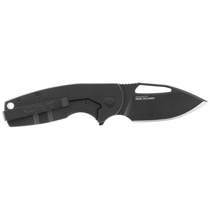 SOG Knives Stout FLK Frame Lock Blackout G10 CRYO D2 Stainless Steel 14-03-02-57