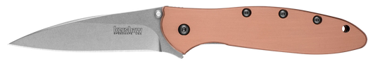 Kershaw Knives Leek Liner Lock Copper CPM-154 1660CU Stainless Pocket Knife Clip
