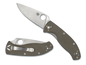 Spyderco Knives Tenacious C122GBNM4P Liner Lock CPM-M4 Brown G-10 Pocket Knife