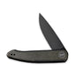 WE Knife Smooth Sentinel Frame Lock 20043-4 Knife CPM 20CV Green Micarta
