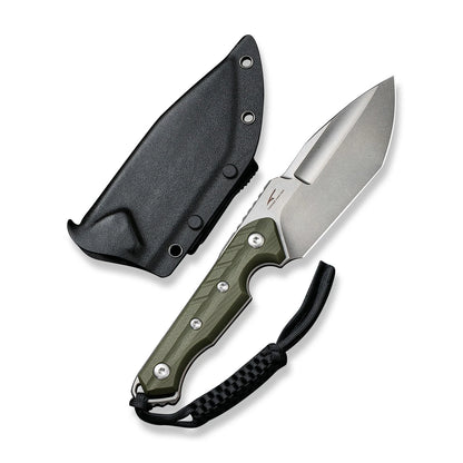 Civivi Knives Maxwell Fixed Blade Knife C21040-2 Olive Drab Green G10 D2 Steel