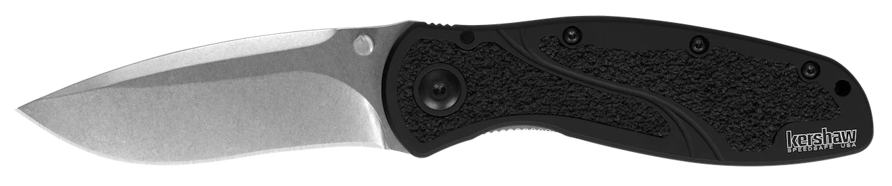 Kershaw Knives Blur Liner Lock Black Aluminum Stonewash S30V 1670S30V