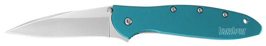 Kershaw Knives Leek Liner Lock Teal Anodized Aluminum 14C28N 1660TEAL