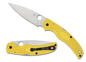 Spyderco Knives Native Chief Salt LW C244PYL CPM MagnaCut Steel Yellow FRN Knife