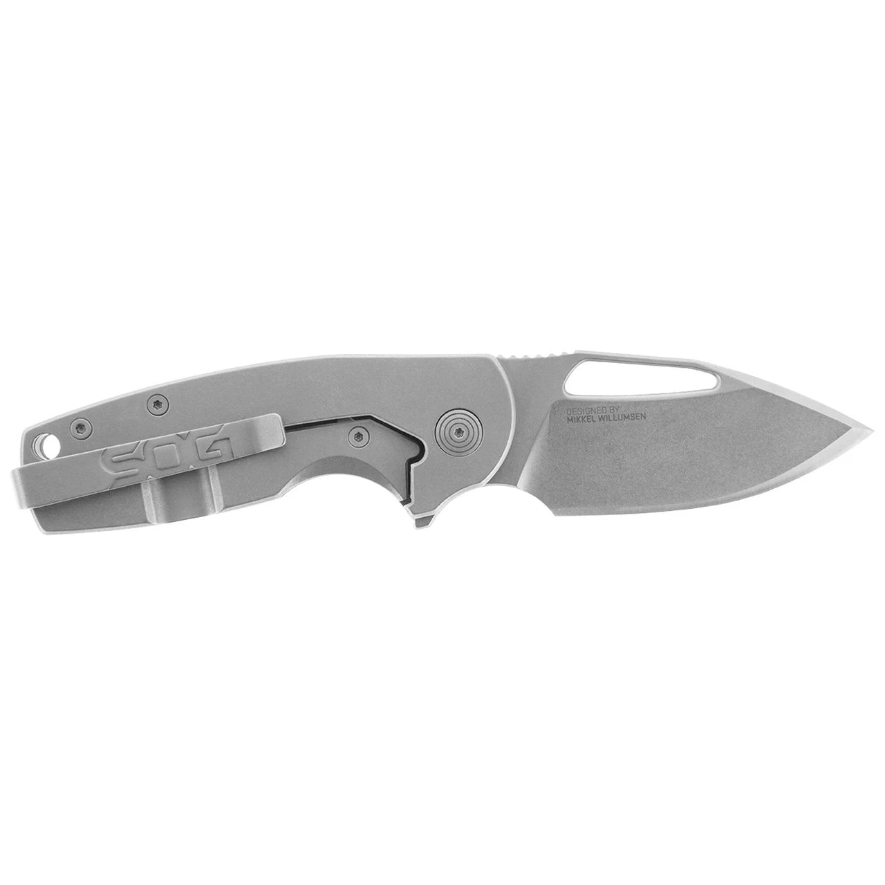SOG Knives Stout FLK Frame Lock Olive Drab G10 CRYO D2 Stainless 14-03-01-57