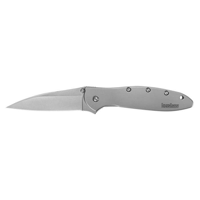 Kershaw Knives Leek 1660 Frame Lock 410 Steel 14C28N Pocket Knife Stainless