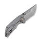WE Knife Thug 2103B Frame Lock Hand-rubbed CPM 20CV Stainless Titanium Knives