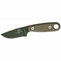 ESEE Izula-II Fixed Blade Knife Micarta Handle OD Green Molded Sheath