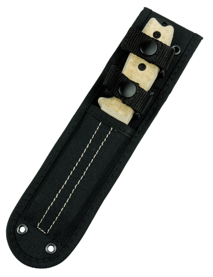Ontario Knife RAT-3 Fixed Blade with 1075 Carbon Steel & Tan Micarta Handle
