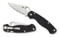 Spyderco Knives Para Millitary 2 Compression Black G-10 S30V SpyderEdge C81GS2