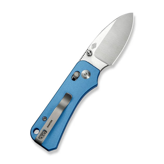 Civivi Knives Baby Banter 2 Crossbar Lock C23074-1 Blue Aluminum Nitro-V Knife
