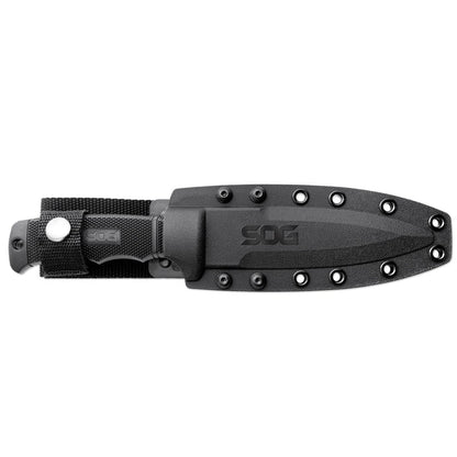 SOG Knives Seal Pup Elite Fixed Blade Knife Black GRN AUS-8 Stainless E37T-K