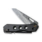 WE Knife Vision R 21031-DS1 Superlock Damasteel Black Titanium Pocket Knives