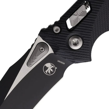 Microtech Knife Amphibian Ram-Lok S/E Fluted G-10 Black Standard 137RL-1FLGTBK