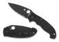 Spyderco Manix 2 XL Knife C95GPBBK2 Black 3.85" Plain Edge S30V Blade Black G-10