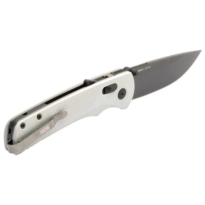 SOG Knives Flash AT 11-18-10-41 Concrete GRN Black D2 Steel Pocket Knife