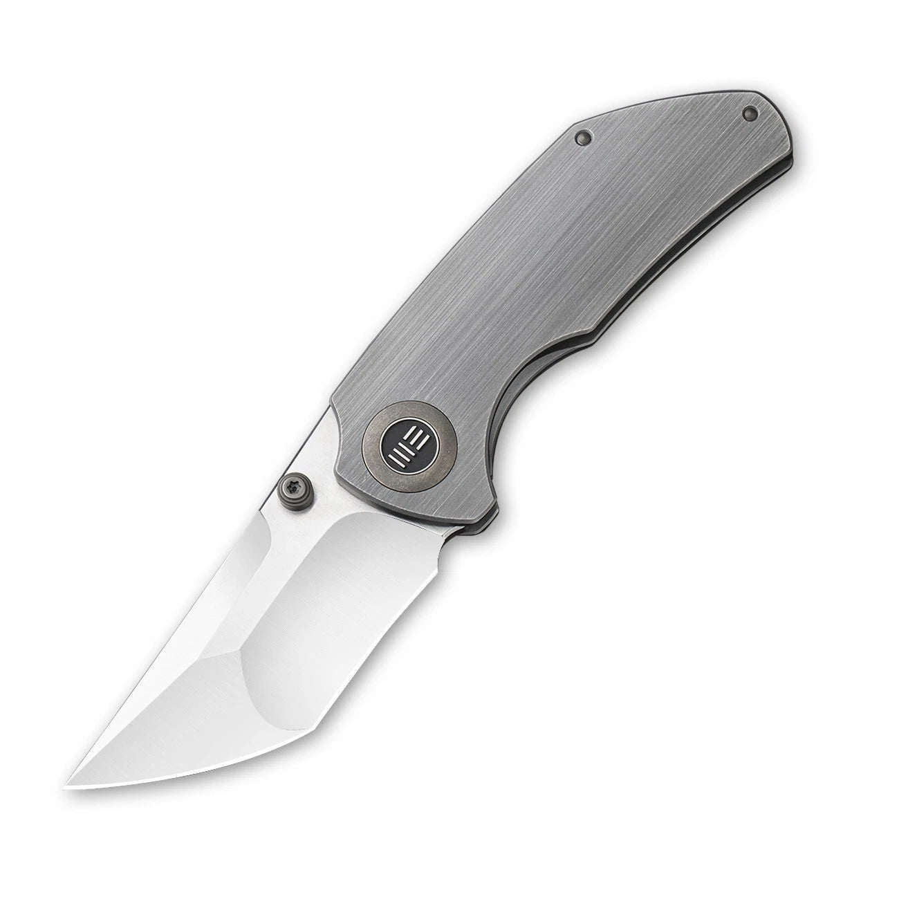 WE Knife Thug 2103A Frame Lock CPM 20CV Stainless Gray Titanium Pocket Knives