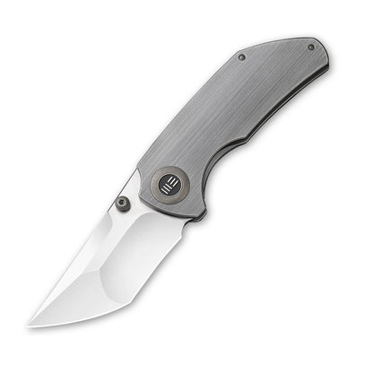 WE Knife Thug 2103A Frame Lock CPM 20CV Stainless Gray Titanium Pocket Knives
