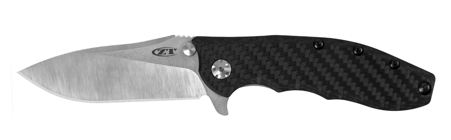 Zero Tolerance Knives 0562CF Frame Lock Black Carbon Fiber Titanium CPM 20CV