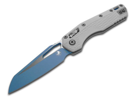 Microtech Knives MSI S/E Crossbar Lock 210T-1PMCWH-Y7 White Blue M390MK Knife