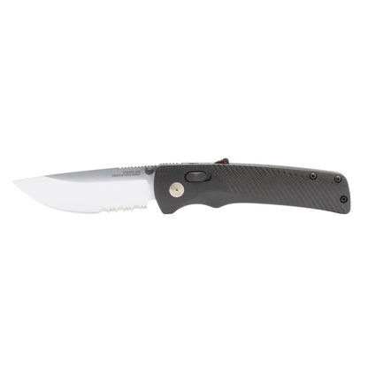 SOG Knives Flash AT-XR Lock 11-18-15-41 CRYO D2 Steel Black GRN Pocket Knife