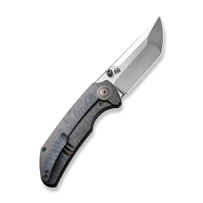WE Knife Thug XL 20028D-2 Tiger Stripe Titanium 20CV Stainless Pocket Knives