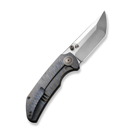 WE Knife Thug XL 20028D-2 Tiger Stripe Titanium 20CV Stainless Pocket Knives