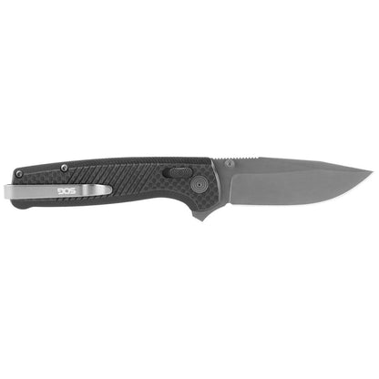 SOG Knives Terminus XR LTE Black Carbon Fiber Graphite S35VN Steel TM1032-BX