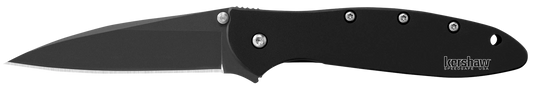 Kershaw Knives Leek Liner Lock Black Steel 14C28N Blade 1660CKT