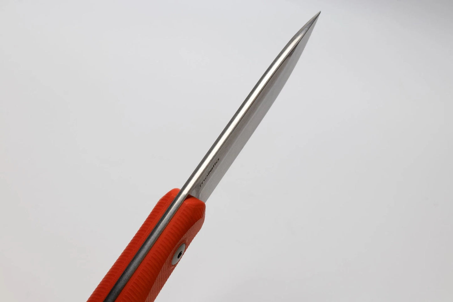 LionSteel B41 GOR Bushcraft Knife - Sleipner Steel, Orange G10 Handle