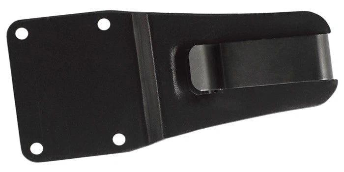 ESEE 5PDT-004 Fixed Blade Knife: Desert Tan, 1095 Carbon Steel, Black G10 Handle.